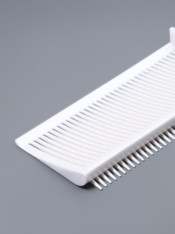 Расчёска для барбера, для стрижки под машинку, 22&times;6.5&times;1.5 см, белая