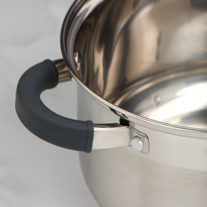 Кастрюля &laquo;Ирида&raquo;, 3.9 л, d=20 см, капсульное дно, индукция