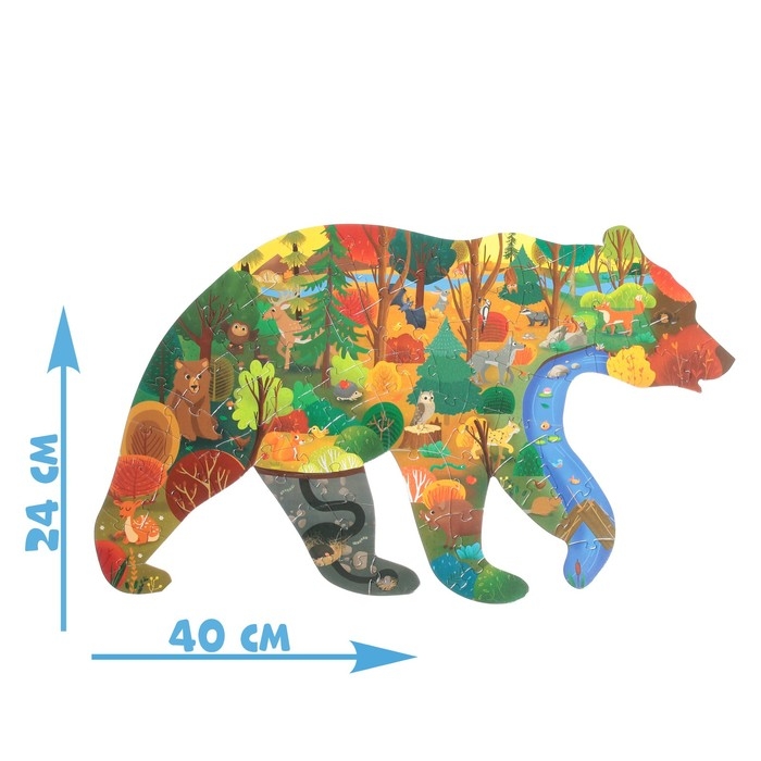 Фигурный пазл «Хозяин леса» Фигурный пазл «Хозяин леса»