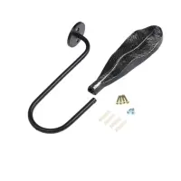 Крючок для штор CAPPIO KS040, цвет черный с золотом, набор 2 шт