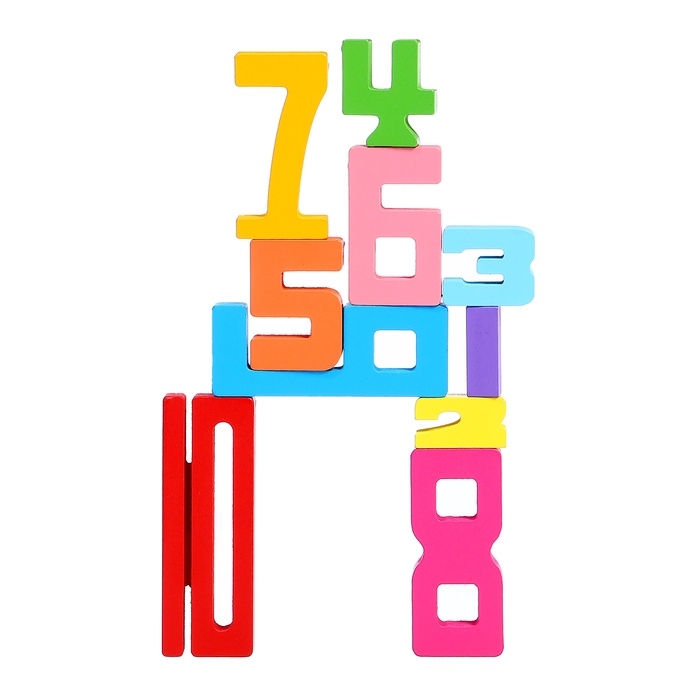 Развивающий набор &laquo;Яркие цифры&raquo;, 10 цифр, 3+