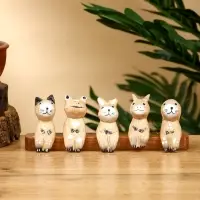 Сувенир &laquo;Зверушки на скамейке&raquo;, 18&times;6&times;4.5 см, дерево, коричневый