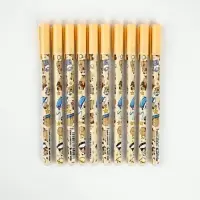 Ручка пластик пиши-стирай с колпачком "Капибара", синяя паста, гелевая 0,5 мм