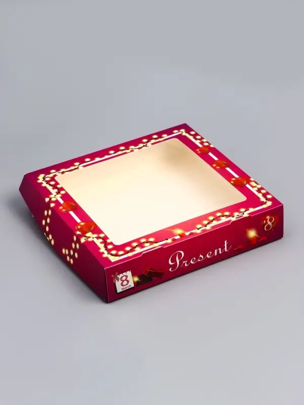 Коробка складная Present 20&times;20&times;4 см