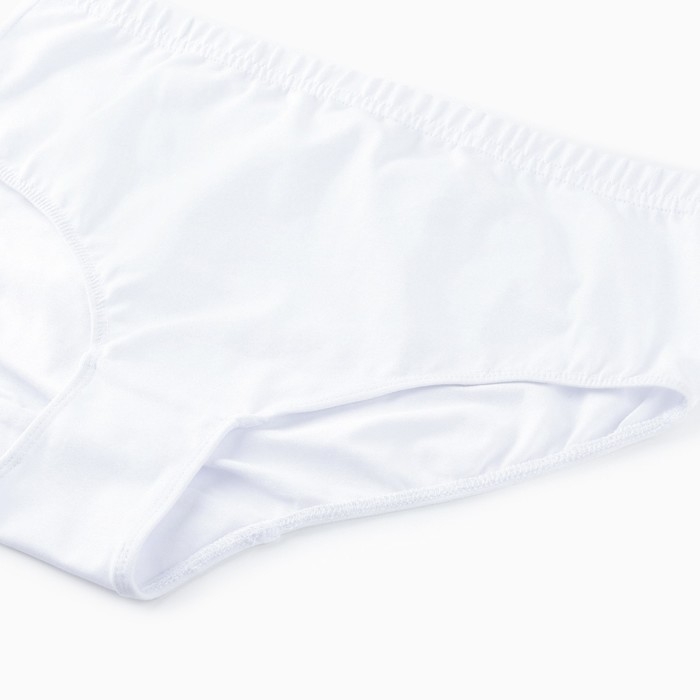 Трусы женские слипы, цвет белый, размер 56
