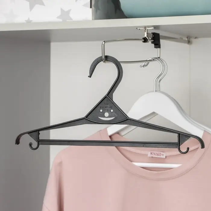 Плечики - вешалка для верхней одежды, размер 40-42, МИКС