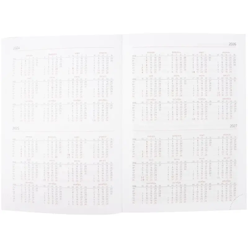 Ежедневник Prizma, недатированный, красный Ежедневник Prizma, недатированный, красный