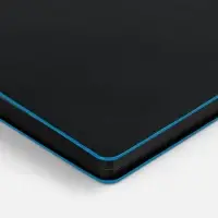 Ежедневник Trait, недатированный, черный с голубым