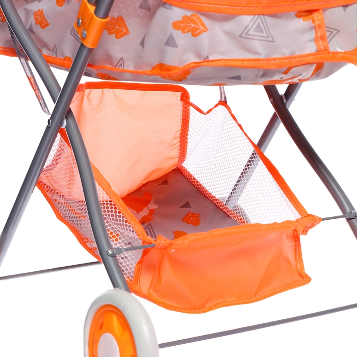 Коляска для кукол универсальная «Лисички», металлический каркас Коляска для кукол универсальная «Лисички», металлический каркас