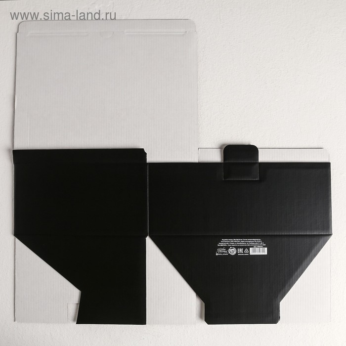 Коробка‒пенал, упаковка подарочная, &laquo;Хэппи пёздей&raquo;, 26 х 19 х 10 см