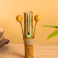 Сувенирный музыкальный инструмент "Тек тек" бамбук, 20х10х4 см