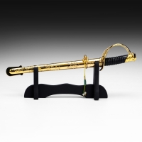 Сувенирное изделие Сабля на подставке, мини, 24см Сувенирное изделие Сабля на подставке, мини, 24см