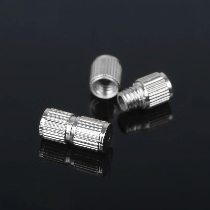 Замок винтовой СМ-234 (набор 20шт) 8,5&times;3,8мм, цвет серебро