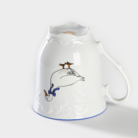 Кружка &laquo;Рококо. Гуси&raquo;, 300 мл, фарфор