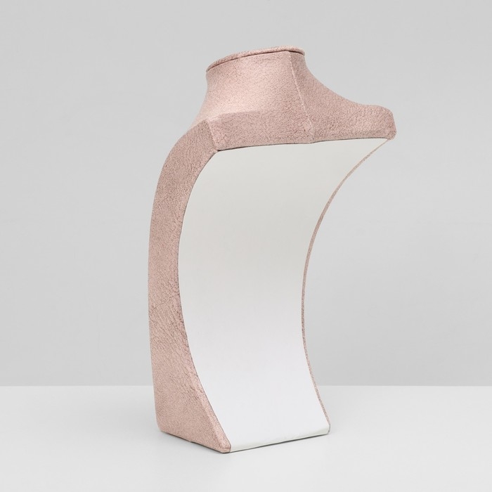 Бюст для украшений, 14,5&times;24,5&times;9, h=24,5 см, цвет розовый