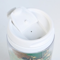 Подарочный набор в тубусе &laquo;Золотому учителю&raquo;: ежедневник, А6, 120 листов, стикеры с липким краем, термостакан 350 мл, ручка