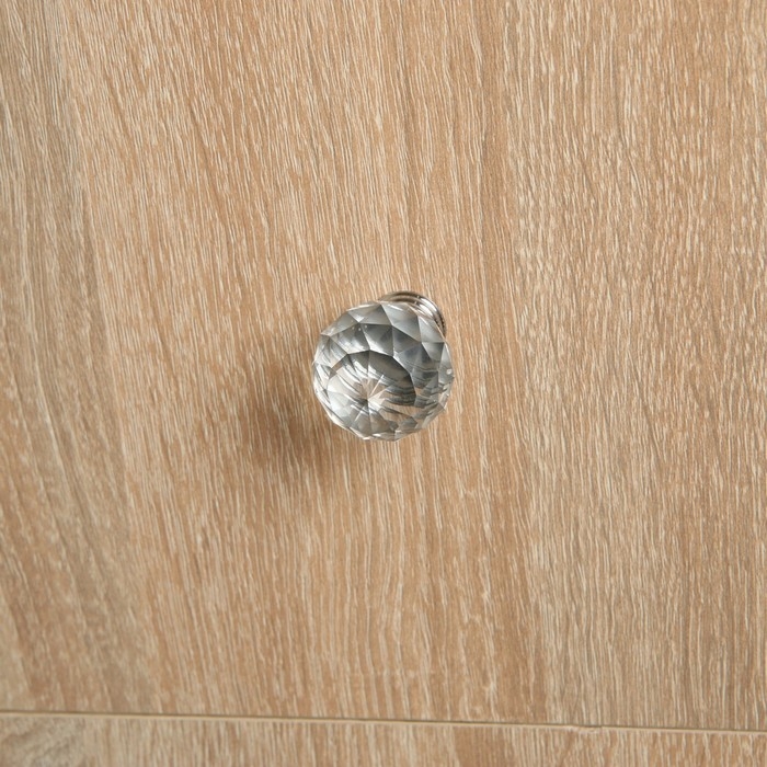 Ручка кнопка ТУНДРА ST001, d=30 мм, цвет хром Ручка кнопка ТУНДРА ST001, d=30 мм, цвет хром