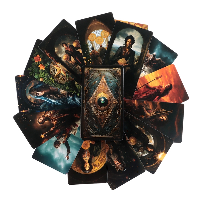 Карты Таро "Око", 78 л, карта 6.6 х 12 см