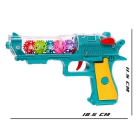 Пистолет с шестерёнками, световые и звуковые эффекты, работает от батареек Пистолет с шестерёнками, световые и звуковые эффекты, работает от батареек