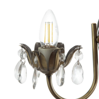 Бра 662422/1 E27 40Вт бронза 22х16х20 см