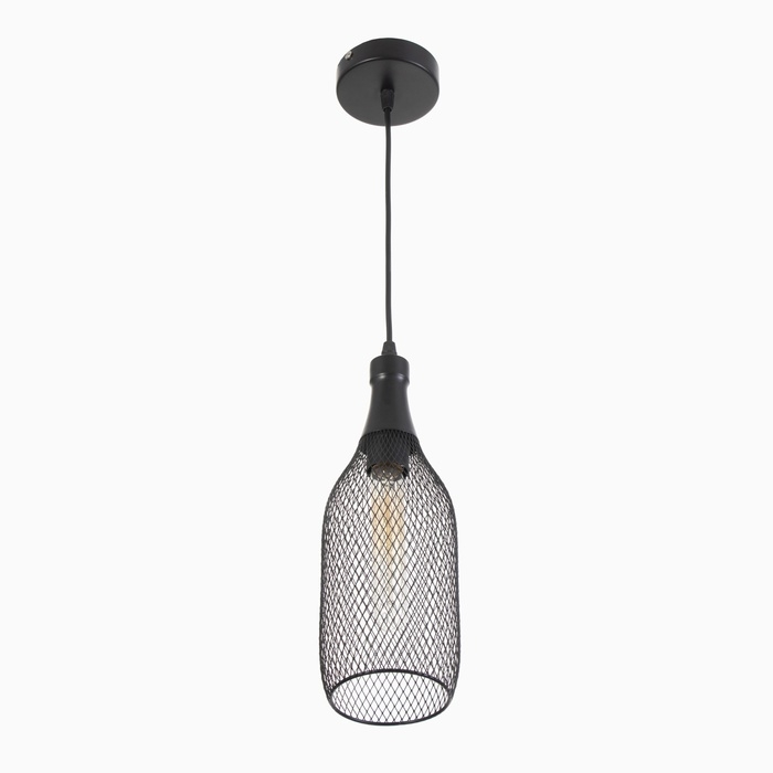 Люстра "Бокал" 1х60Вт Е27 Чёрный