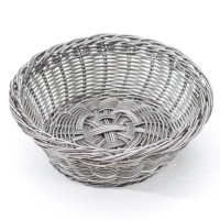 Корзинка для подачи Доляна &laquo;Сеновал&raquo;, цвет серый