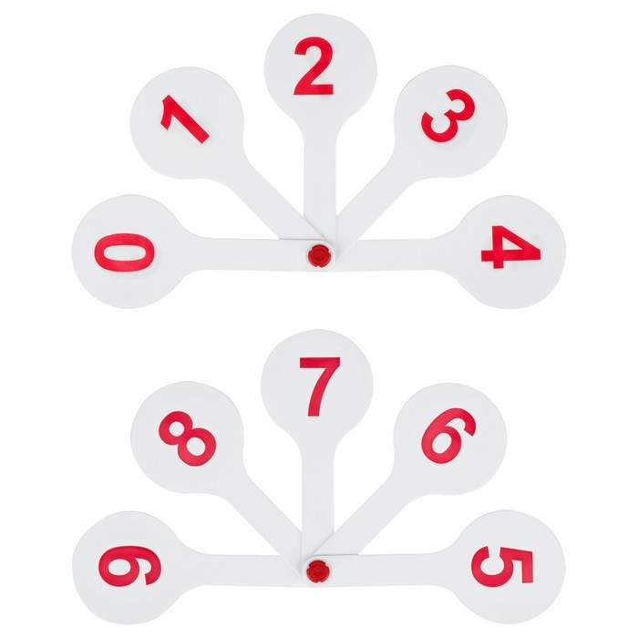 Веер-касса, цифры от 0 до 9, Стамм, пакет с европодвесом Веер-касса, цифры от 0 до 9, Стамм, пакет с европодвесом