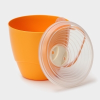 Кружка пластиковая с вакуумной крышкой, 720 мл, цвет МИКС