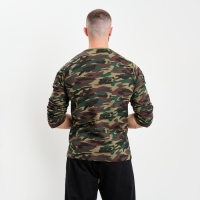 Лонгслив мужской, цвет зелёный камуфляж/пятна МИКС, размер 52 Лонгслив мужской, цвет зелёный камуфляж/пятна МИКС, размер 52