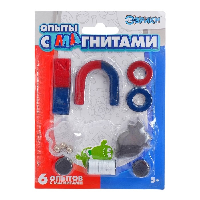 Набор для опытов &laquo;Опыты с магнитами&raquo;, 6 опытов