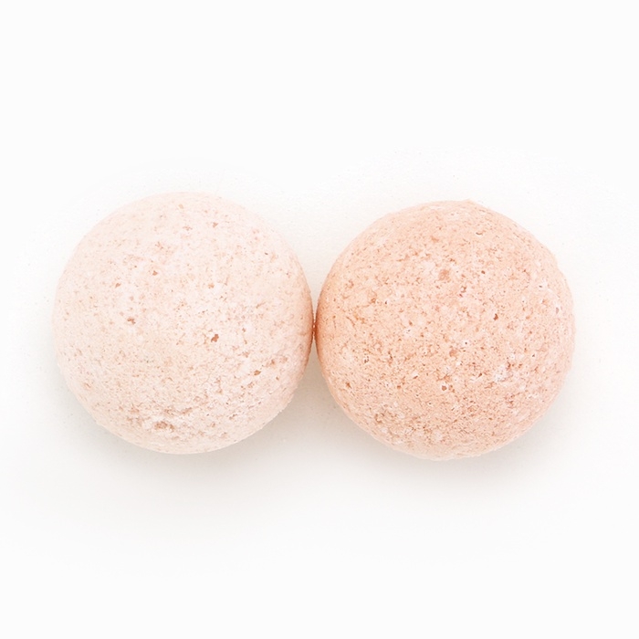 Подарочный набор косметики новогодний &laquo;Время чудес&raquo;, бомбочки для ванны, 2 х 40 г, аромат чайной розы, Новый Год