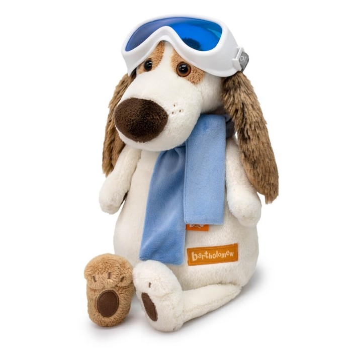 Мягкая игрушка &laquo;Бартоломей в горнолыжных очках&raquo;, 27 см