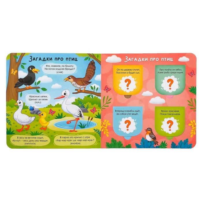 Книга картонная с окошками «Загадки в окошках» 10 стр. Книга картонная с окошками «Загадки в окошках» 10 стр.