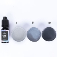 Краска (пигмент) для воска "Тёмно-серый" 10 мл
