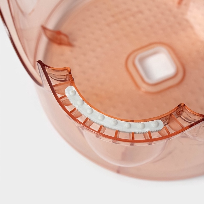 Табурет-подставка &laquo;Рубин&raquo;, пластик, 26&times;20 см, персиковый