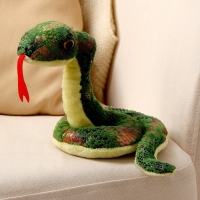 Мягкая игрушка &laquo;Змея&raquo;, 15 см, цвет зелёный