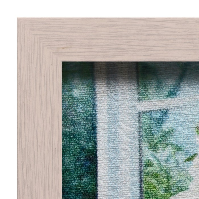 Гобеленовая картина Гобеленовая картина "Пионы на окне" 34*43 см, рама микс