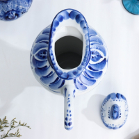 Кувшин &laquo;Лето&raquo;, 17,2х17,2х29 см, 1,6 л, гжель