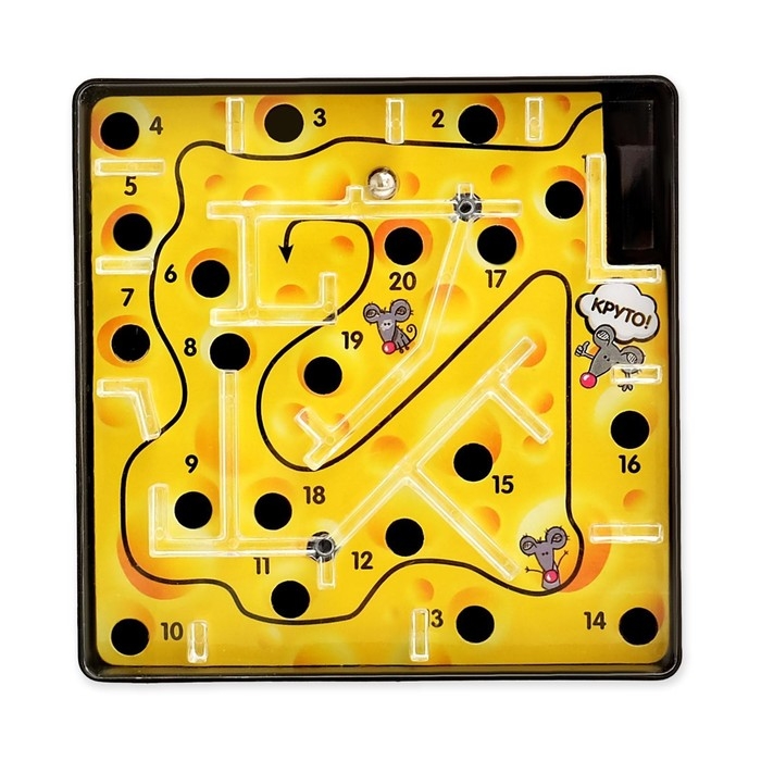 Настольная игра &laquo;Сырный лабиринт&raquo;, пластиковое поле, 1 игрок, 3+