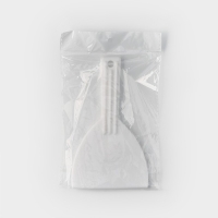 Шпатель кондитерский с ручкой Доляна, 16,5&times;9,5 см, цвет белый