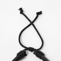 Браслет унисекс &laquo;Переплетение&raquo;, цвет чёрный, d=7 см