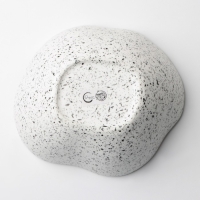 Салатник керамический неровный край &laquo;Розовая&raquo;, 600 мл, 17 см, цвет розовый