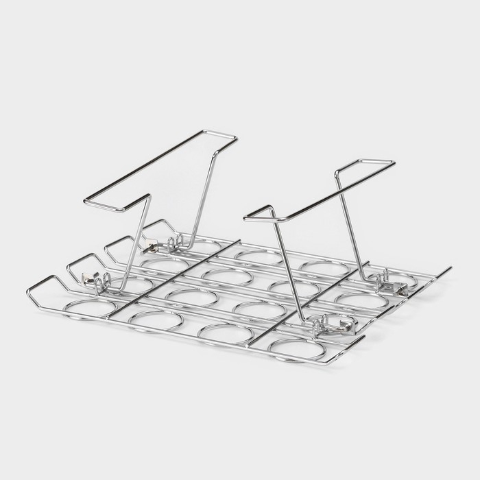 Подставка для мороженого и десертов KONFINETTA, 28&times;21&times;10 см, цвет хромированный