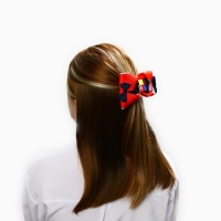 Выпускной. Бант для волос на заколке, 11.5 см, Кошечка Мари Выпускной. Бант для волос на заколке, 11.5 см, Кошечка Мари