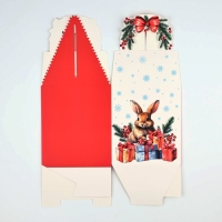 Коробка новогодняя складная &laquo;Новогодний подарок&raquo; 14 х 16 х 14 см, Новый год