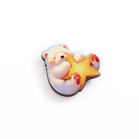 Значок новогодний &laquo;Новый год: Путеводная звезда&raquo;, 4,5 х 4,4 см