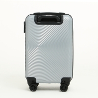 Чемодан малый 47 л (S) Goran Tomp, отдел на молнии, кодовый замок, 4 колеса, цвет серый