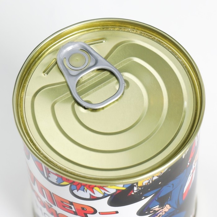 Носки в банке Носки в банке "Супер-геройские носки" (мужские, цвет черный)