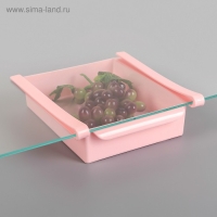 Полка подвесная в холодильник, 22×20×7 см, цвет МИКС Полка подвесная в холодильник, 22×20×7 см, цвет МИКС