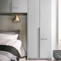 Ручка торцевая CAPPIO RT002, L=400 мм, м/о 256 мм, цвет серый Ручка торцевая CAPPIO RT002, L=400 мм, м/о 256 мм, цвет серый